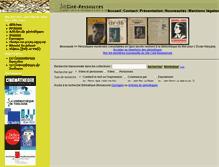 Tablet Screenshot of cineressources.net